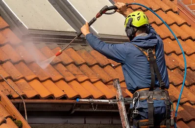 Démoussage et hydrofuge de toiture à Lannebert